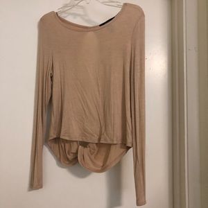 Forever 21 Beige long-sleeve top